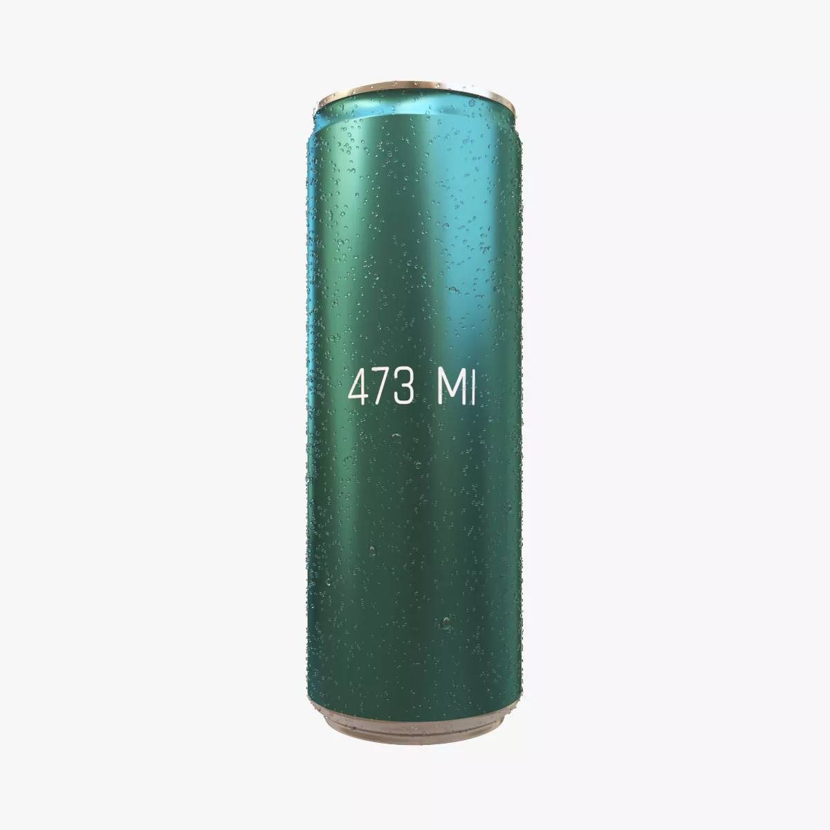 473 ml Wet Can Low-poly 3D model