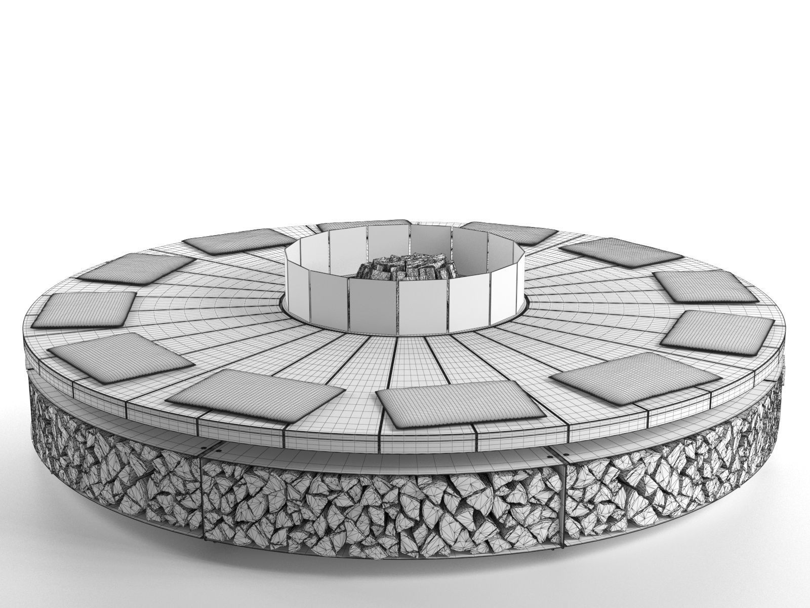 Artu Fire Pit 3D model_1