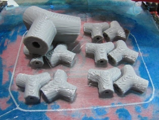 bucky ball space frame joiners Free 3D print model_4