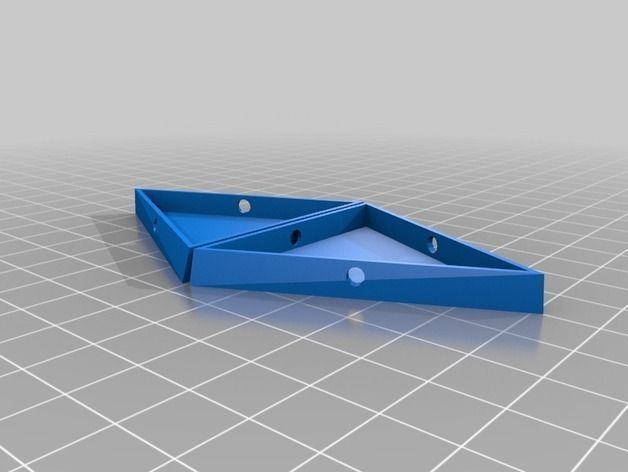 triagulated tube Free 3D print model_3