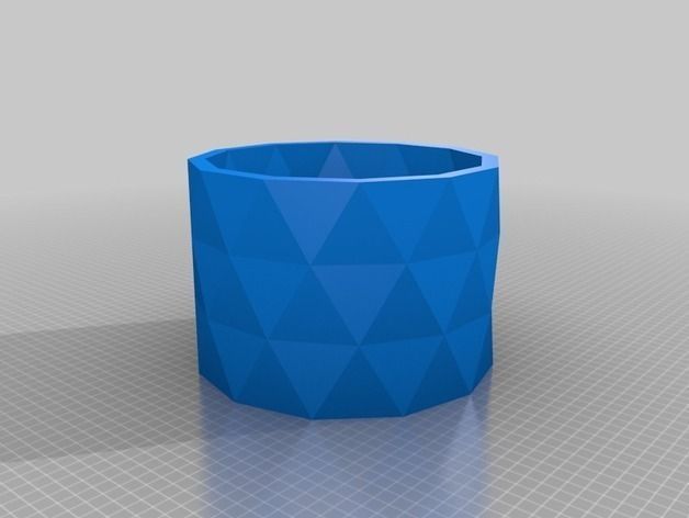 triagulated tube Free 3D print model_7