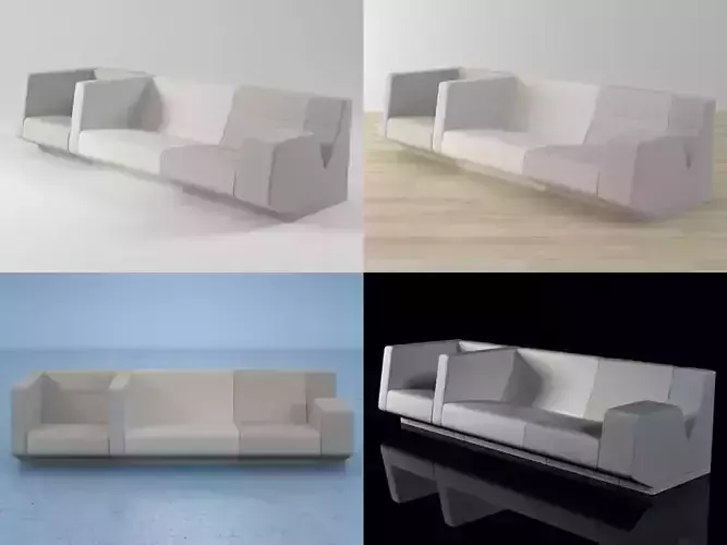 Seracs four different sofas