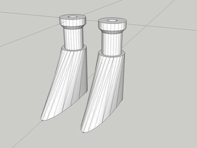 Printrbot y-belt clip alternative Free 3D print model_2