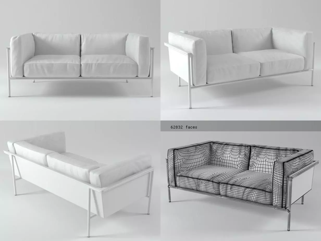 RR03 Sofa 2S 3D model_2