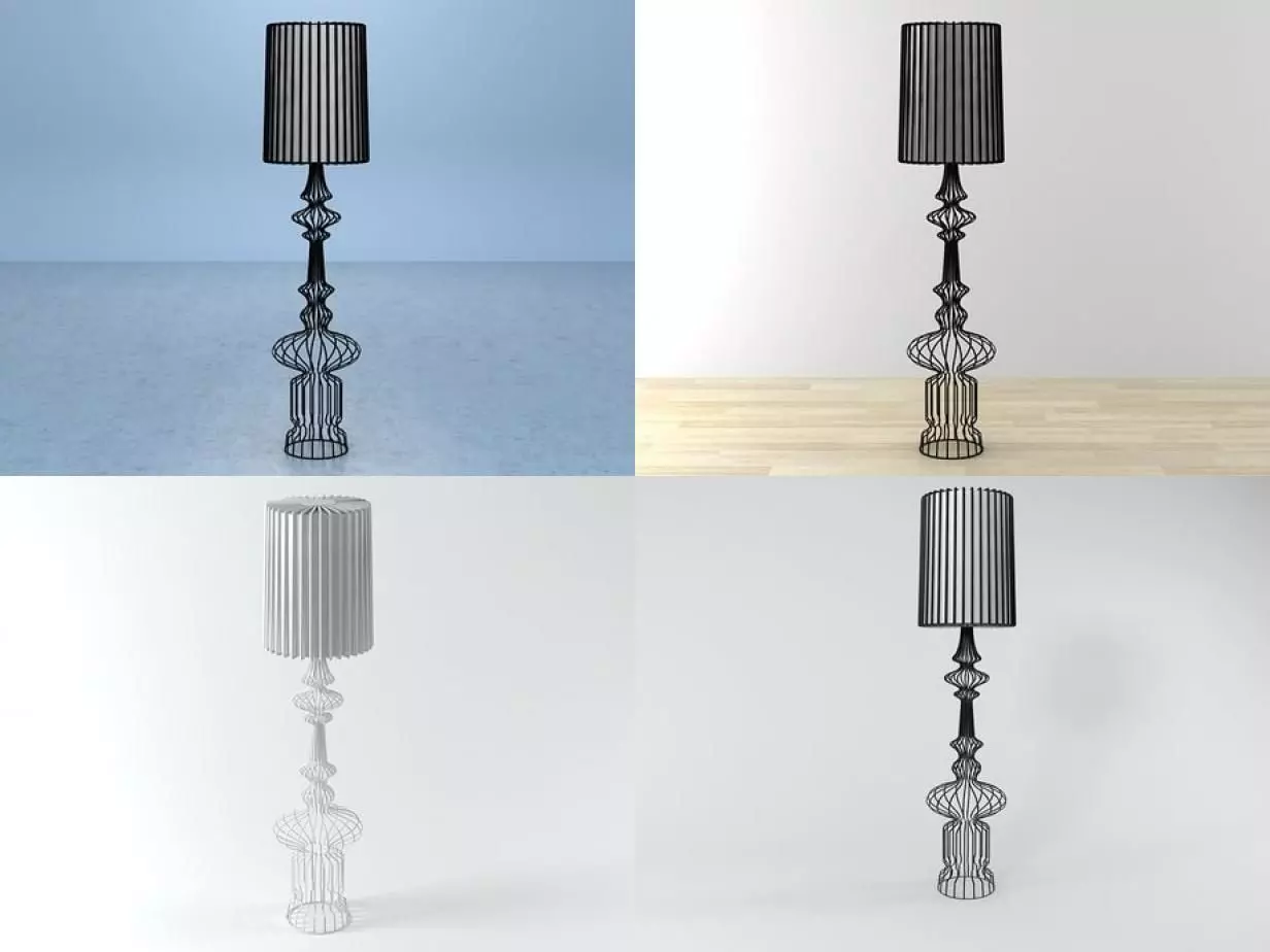 Wired King 3D model_1