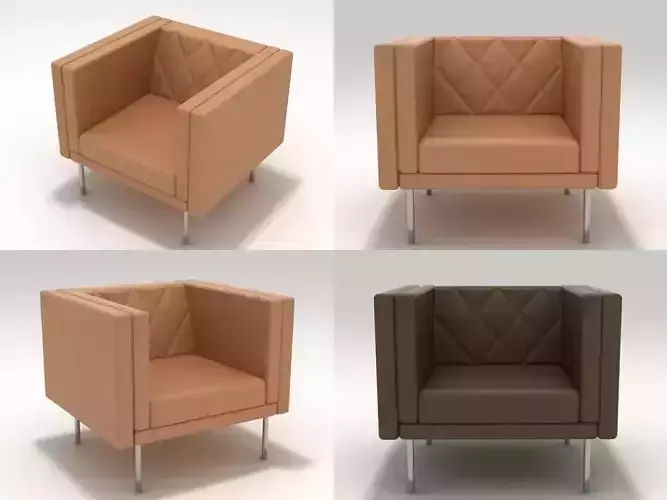 Harlequin Armchair 3D model