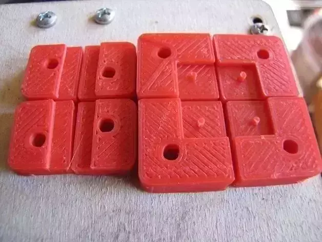 Printrbot standoff and glass clamp Free 3D print model