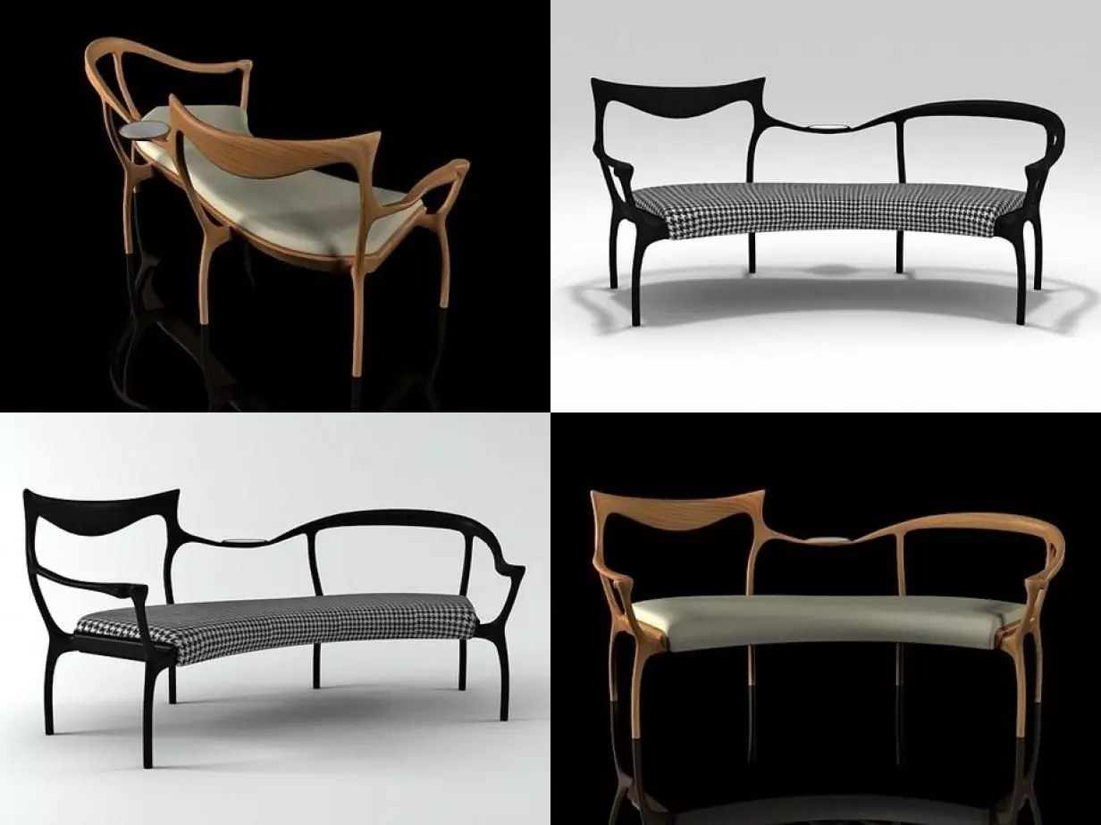 DRDP four furniture 3D model_0