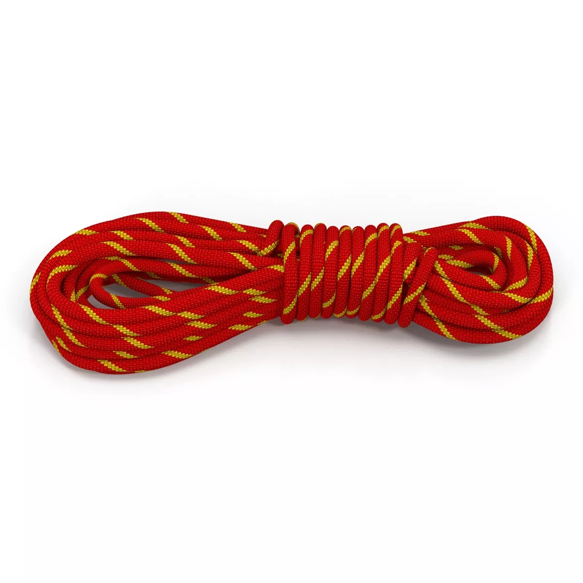Rock Climbing Rope Red 3D model