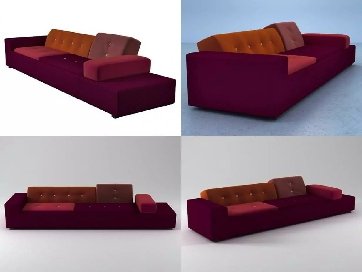 Polder Sofa 3D model_1