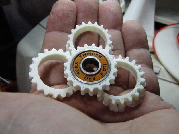 T5 skate bearing idler pulley Free 3D print model_1