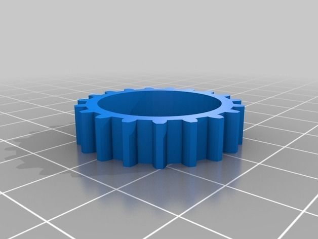 T5 skate bearing idler pulley Free 3D print model_2