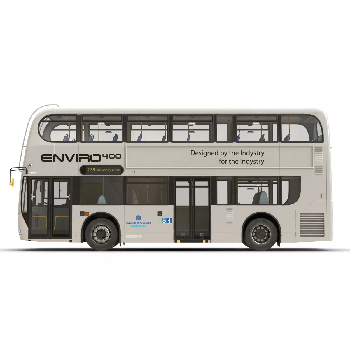 Alexander Dennis Bus Enviro400 Simple Interior 3D model
