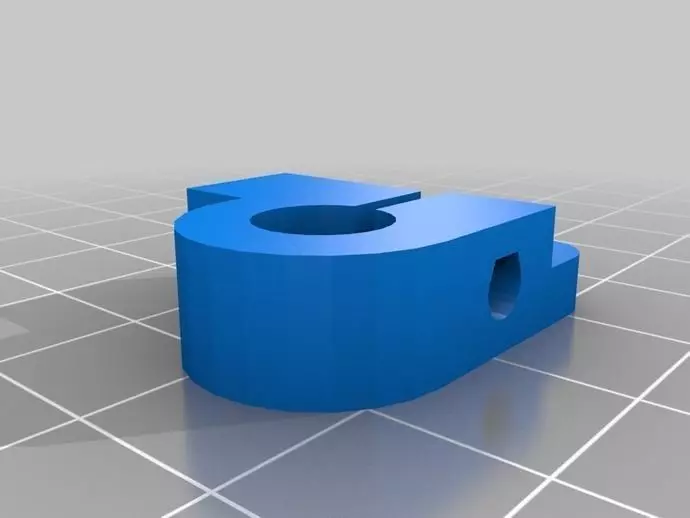 pb-Y-BarEnds-mod stl piece of plastic with hole in it Free 3D print model_0