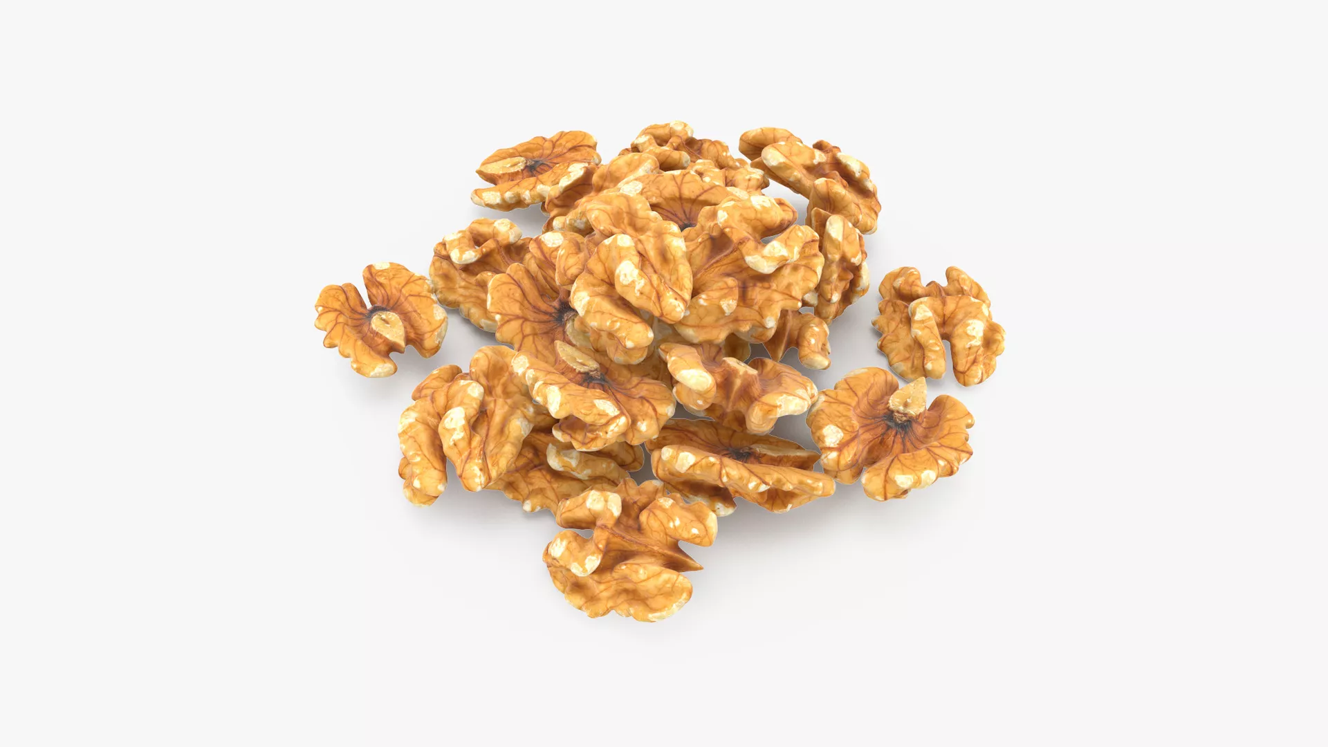 Raw Walnuts 3D model