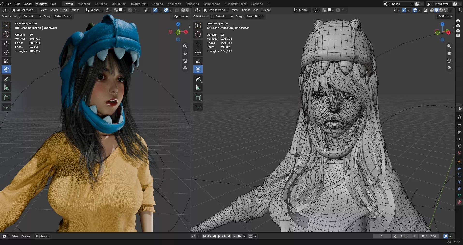 cute girl pbr 8k freeversion free VR / AR / low-poly 3D model | CGTrader