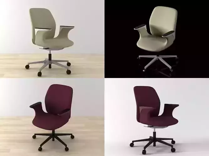 Worknest office chair 3D model