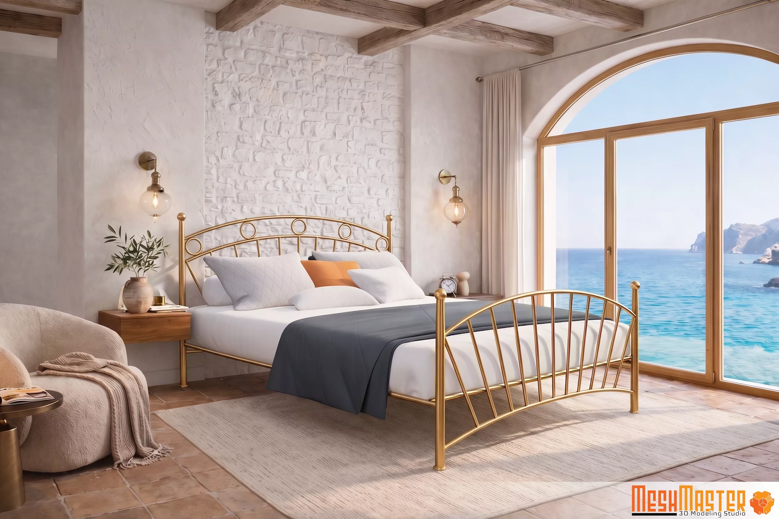 Tubular Bed 3D model