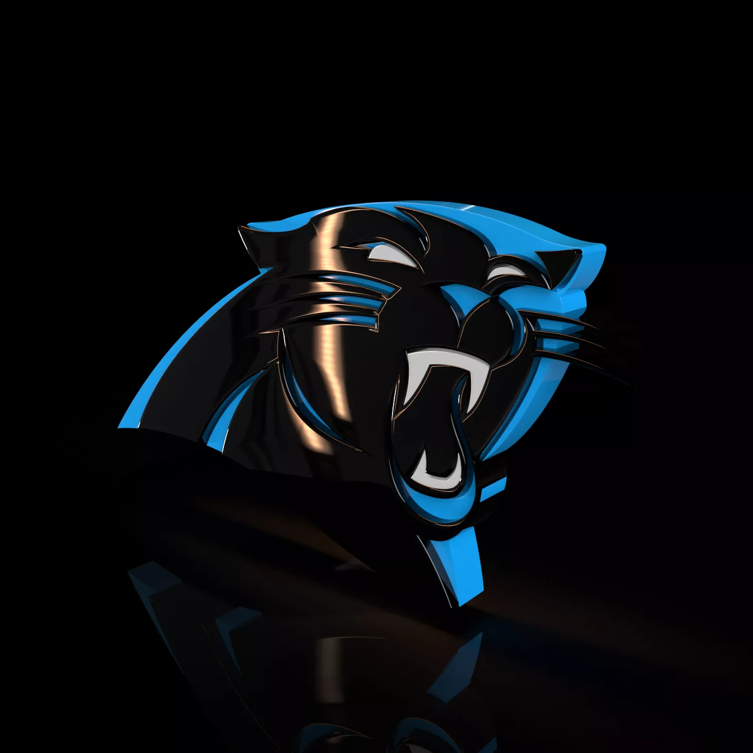 Tennessee Titans NFL Football Team Logo 3D Model Low-poly 3D model