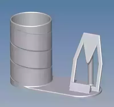 Smartphone holder and pencil cup