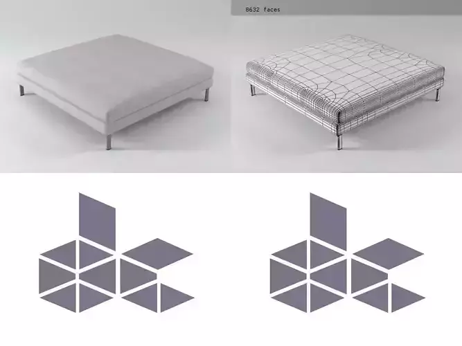 Hamilton Islands Pouf