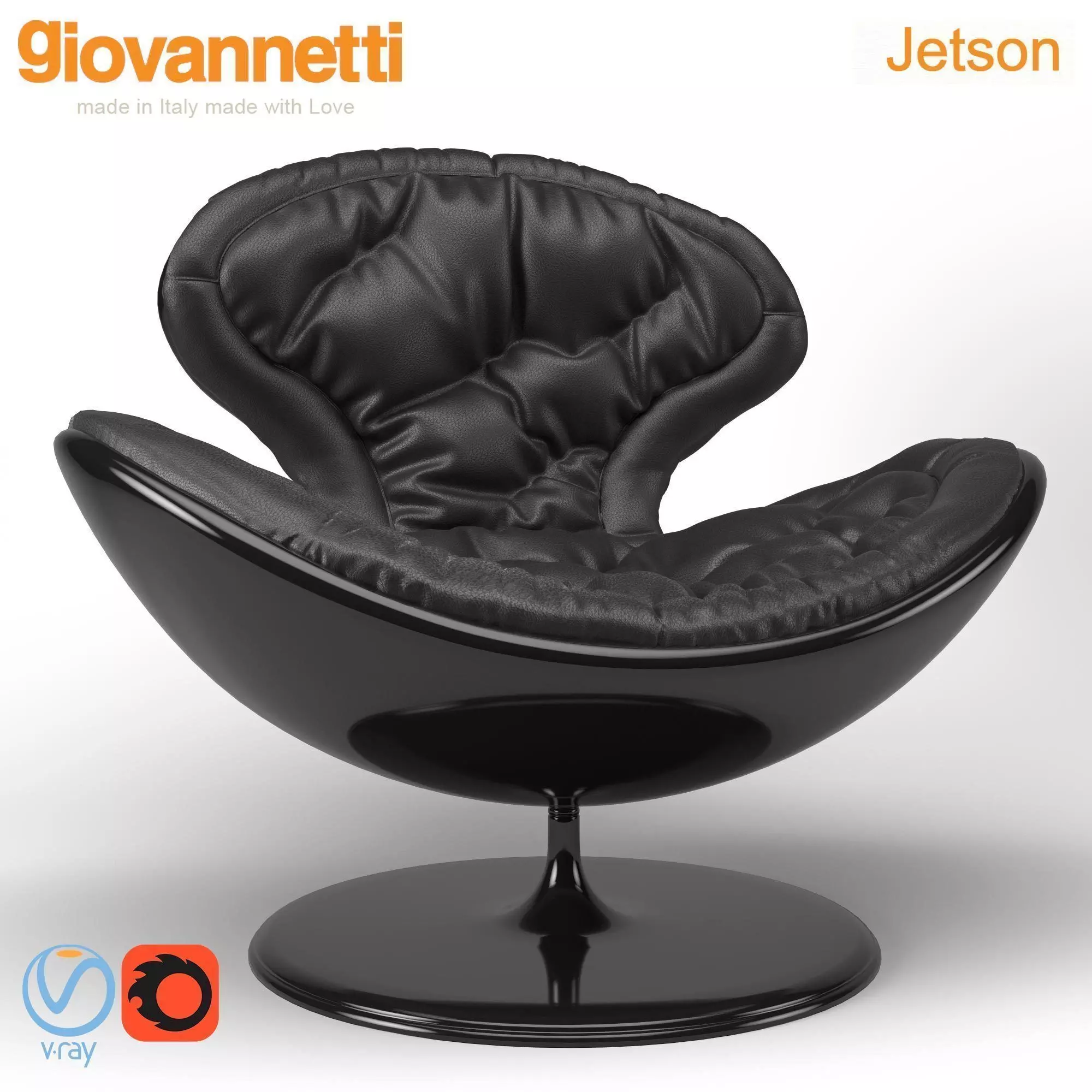 Giovannetti Jetson Armchair 3D model_0