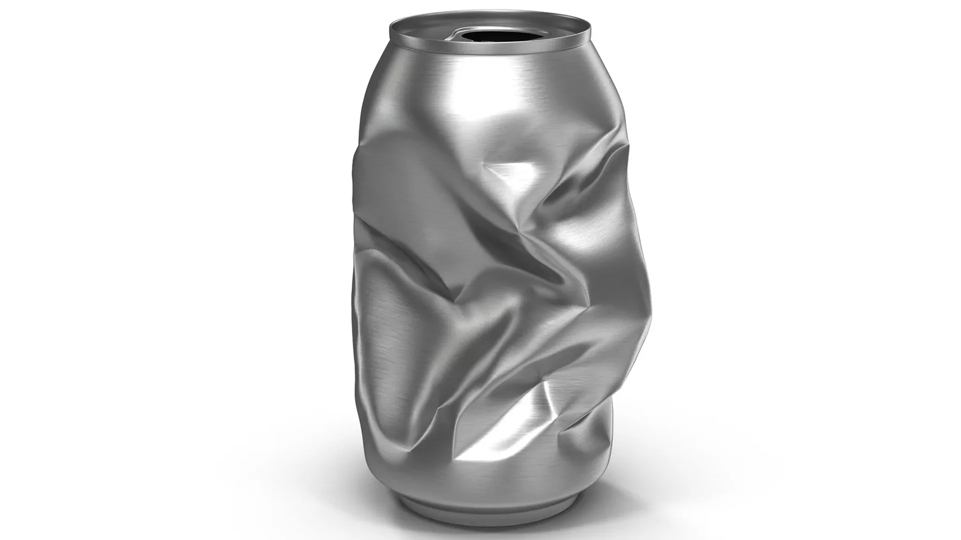 Crushed Soda Can 3D model