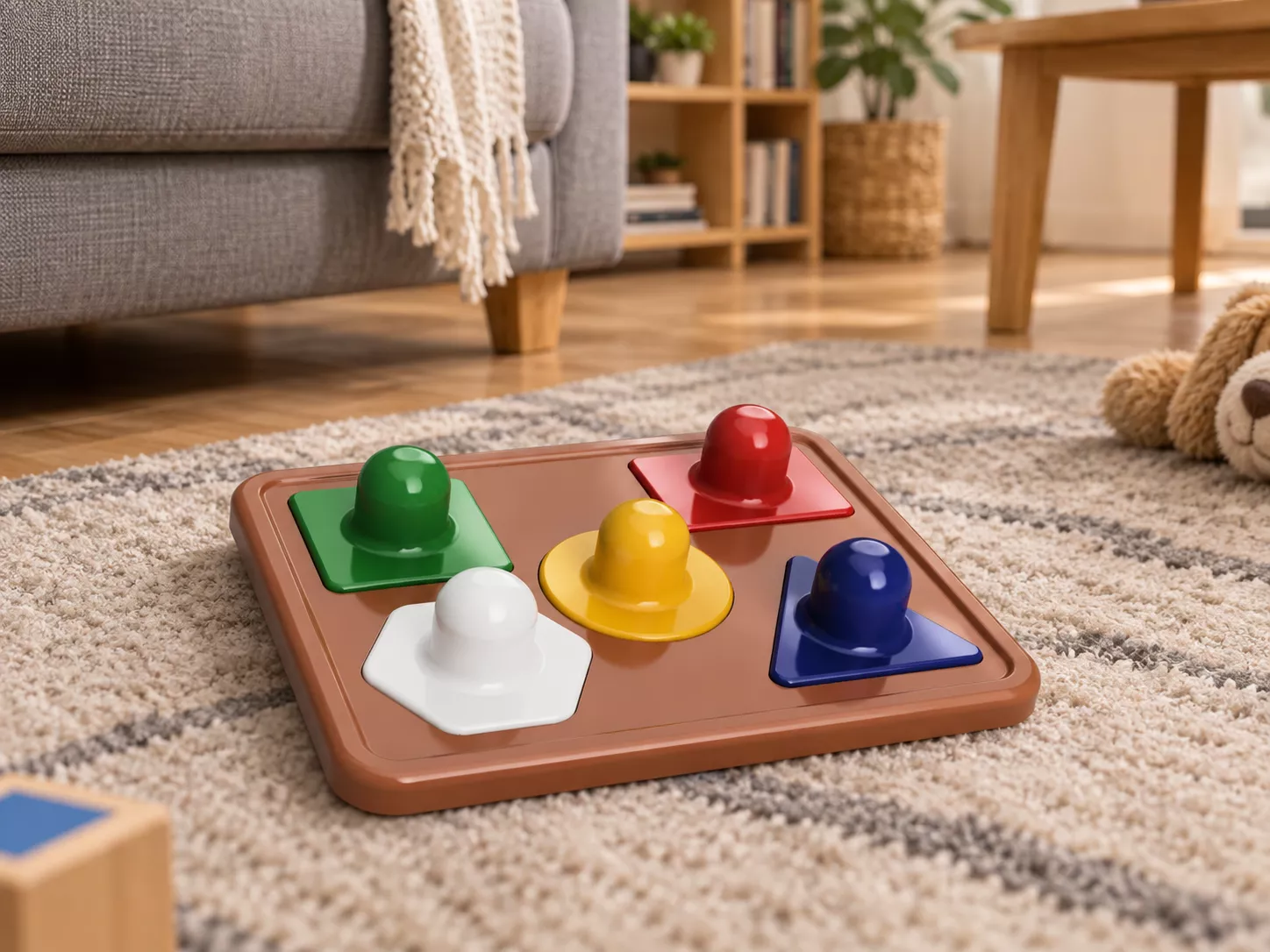 Interactive toy for children - learning colors and shapes 3D print model