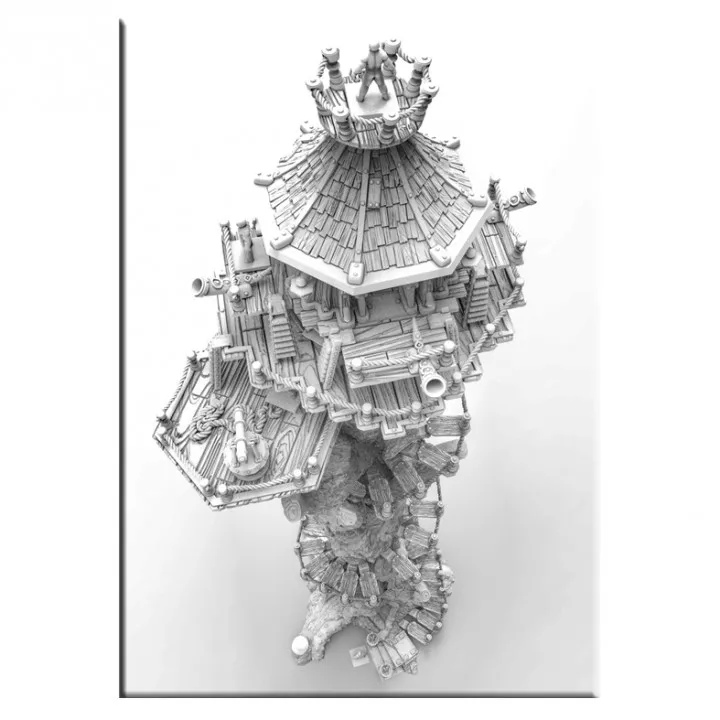 The Watchtower in the forest 3D print model