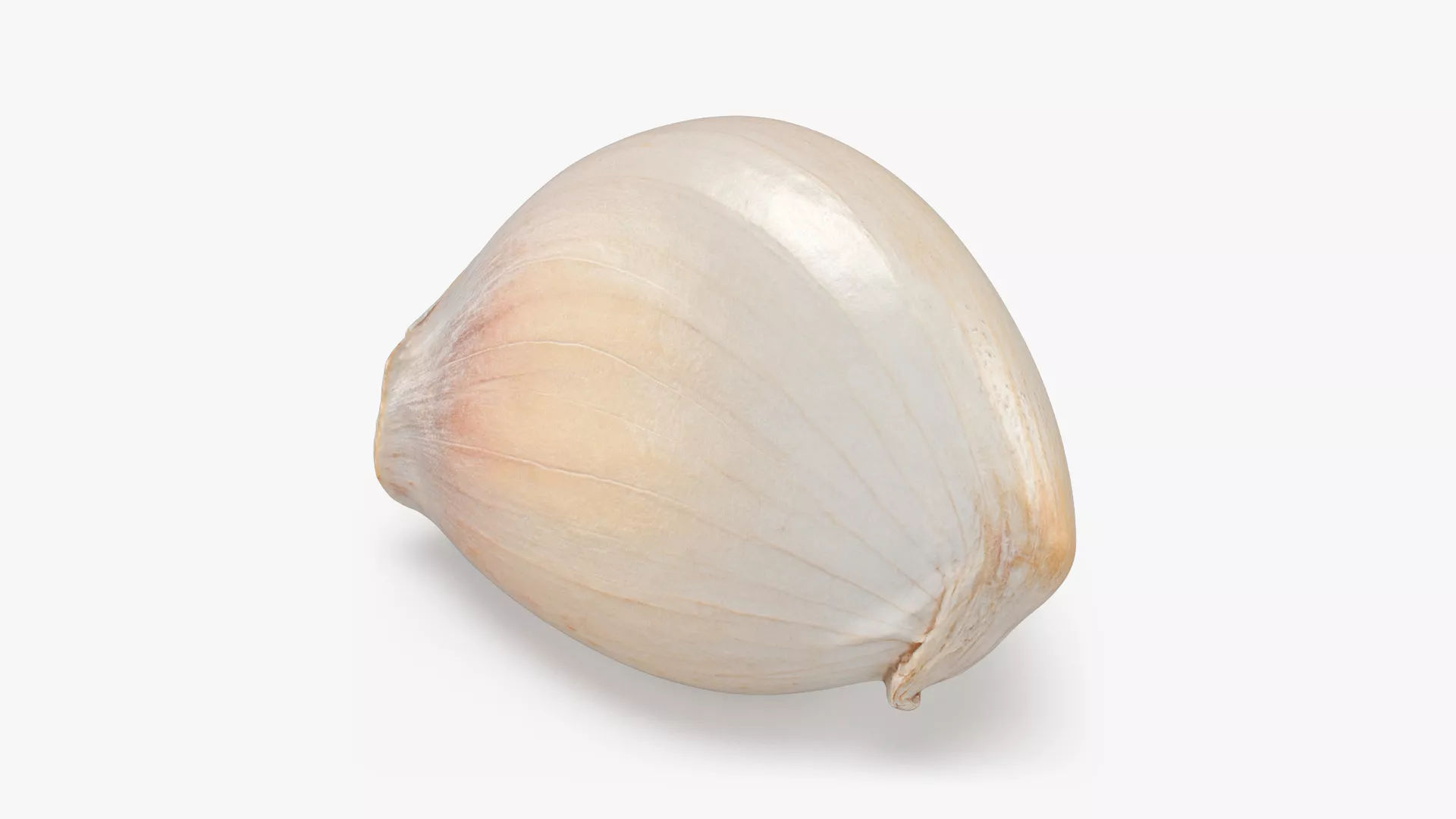 Garlic Clove 02 Low-poly 3D model