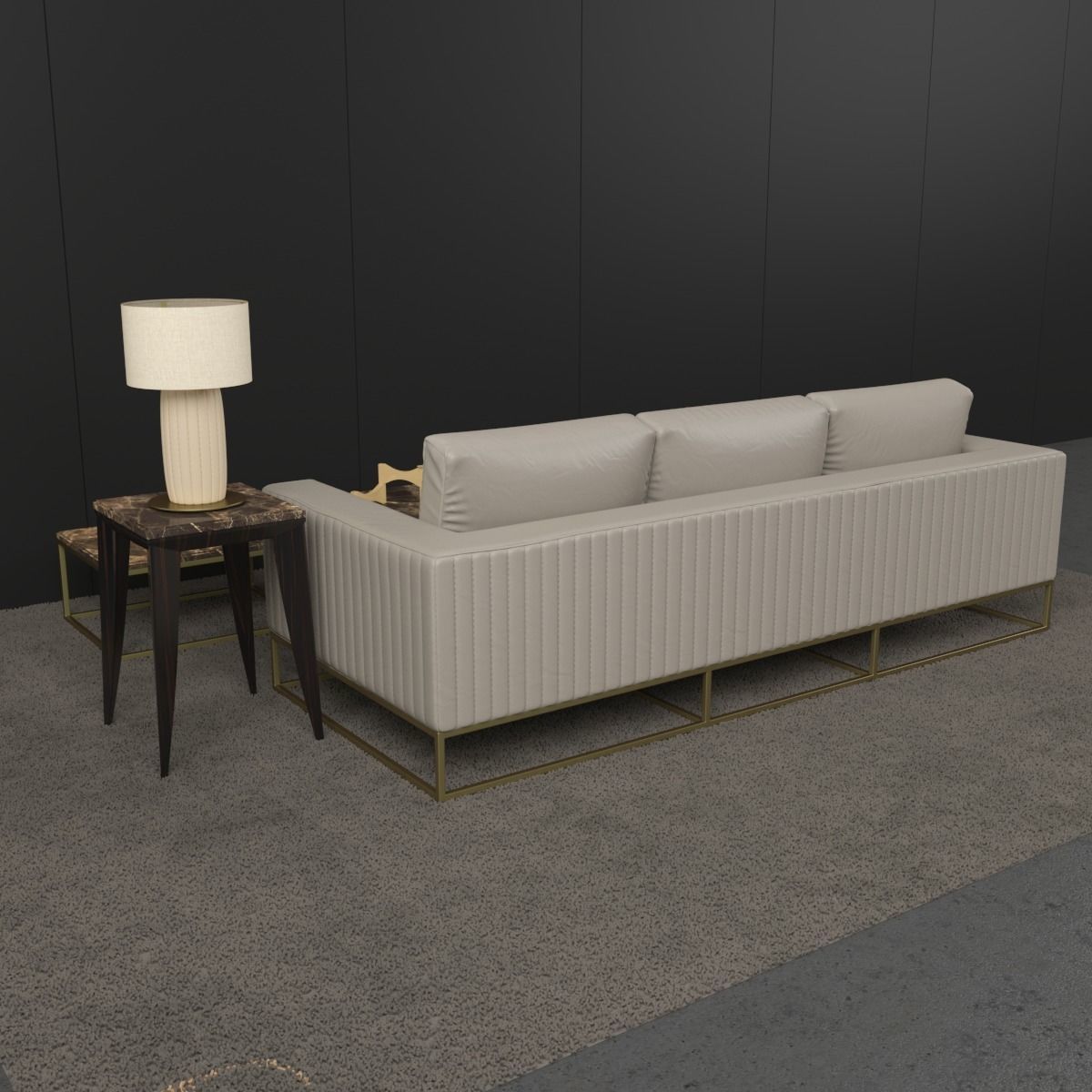 Signorini and Coco Daytona Martin sofa set 3D model_3