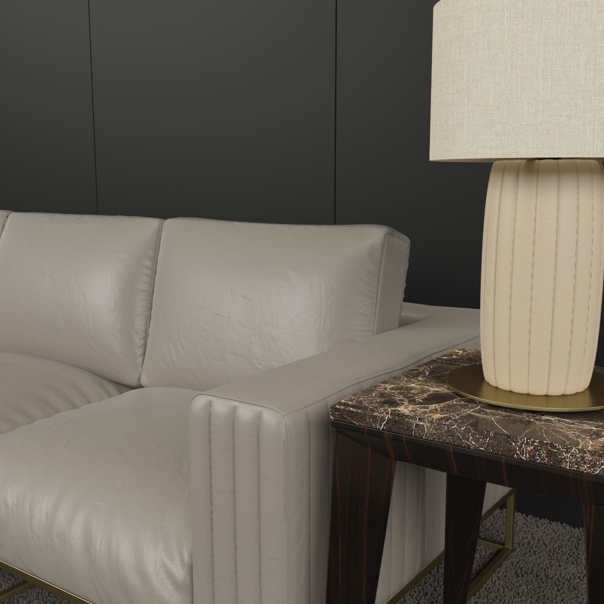 Signorini and Coco Daytona Martin sofa set 3D model_2