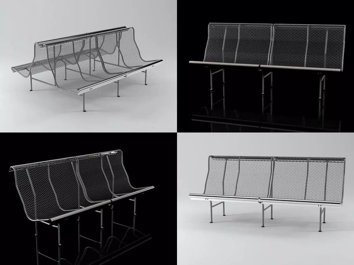Catalano Bench 3D model_0