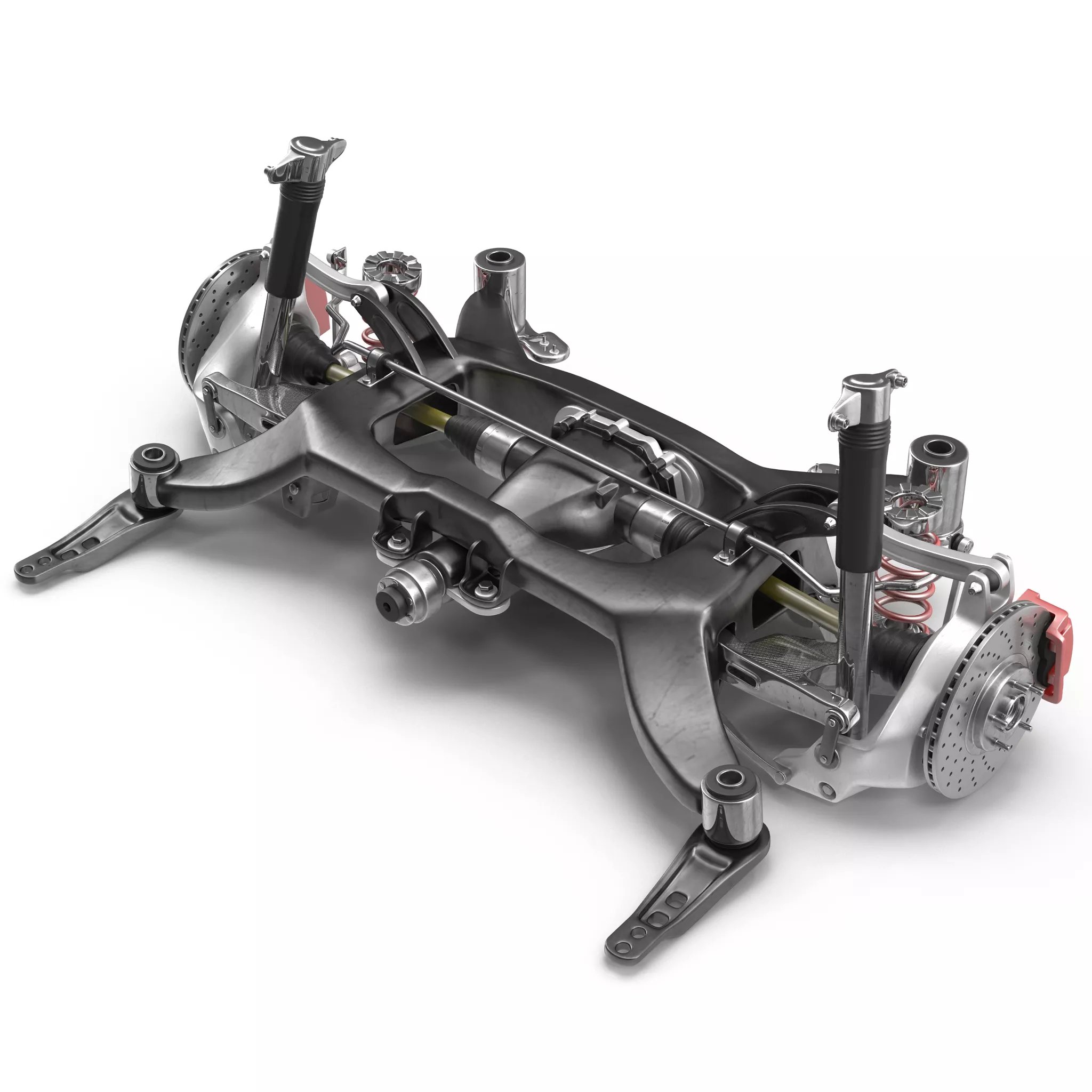 Sedan Back Axle 2 3D model