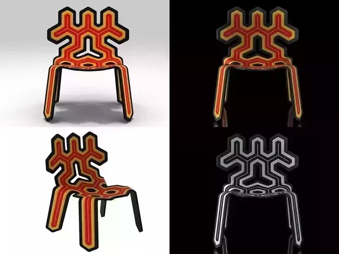 Nanook Chair 3D model