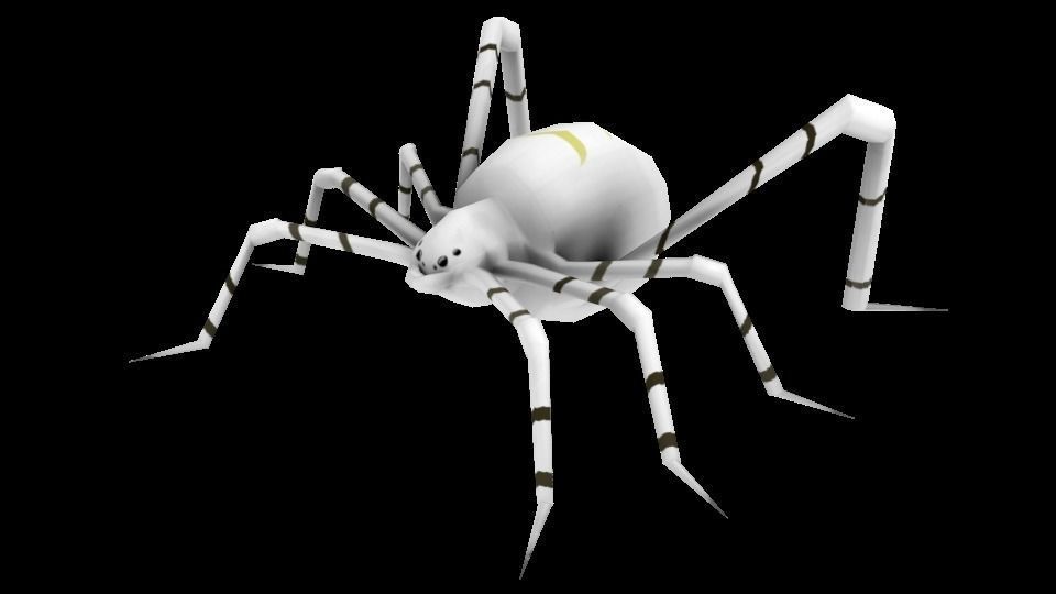 Spider Low-poly 3D model_4