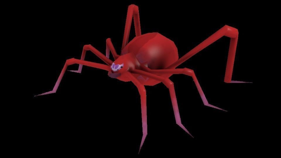 Spider Low-poly 3D model_14