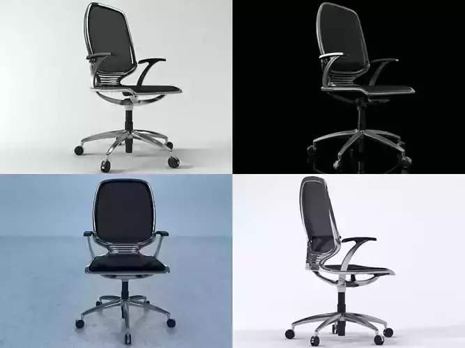 AL3 four different office chairs