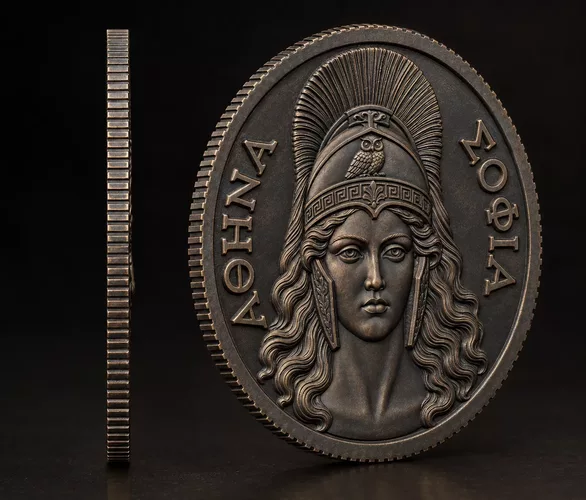 Athena Goddess of Wisdom and Strategy Coin