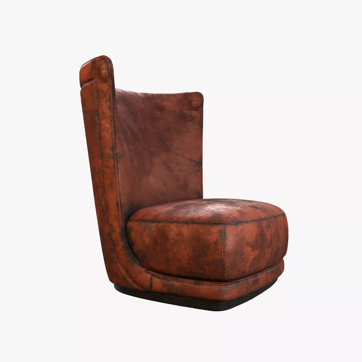 Old Bergere Low-poly 3D model