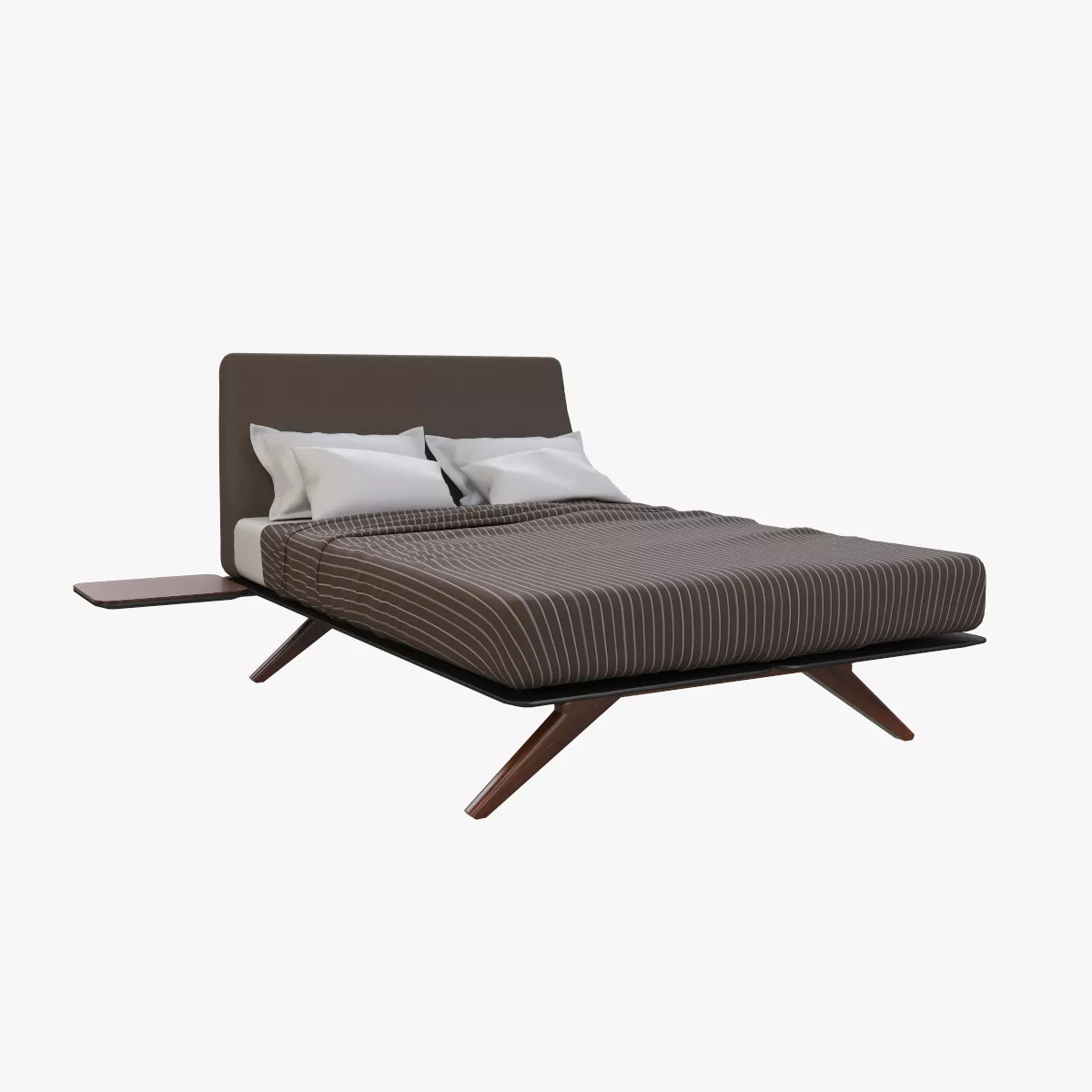 Bed V1 Low-poly 3D model