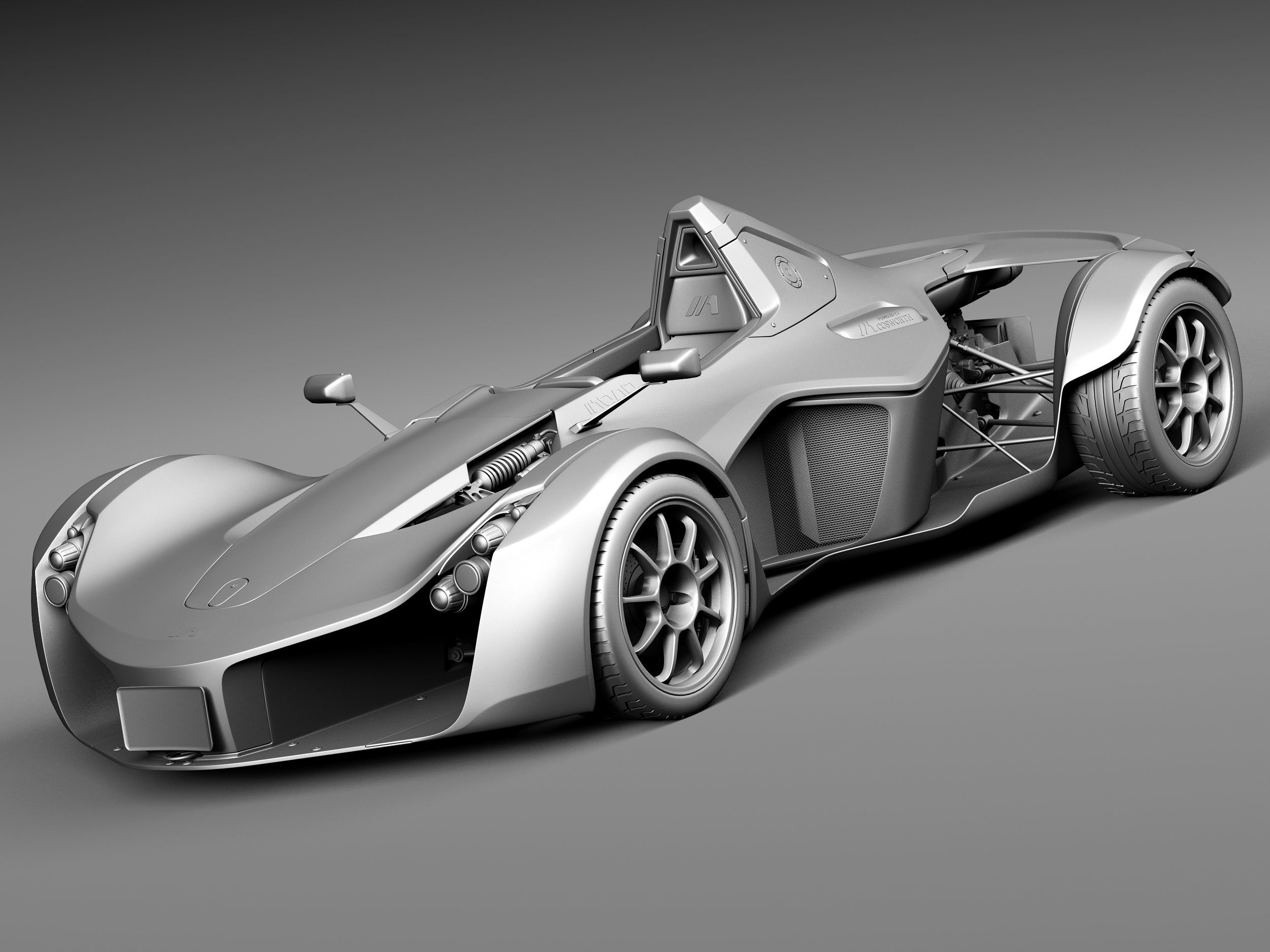 BAC MONO 2014 3D model_8