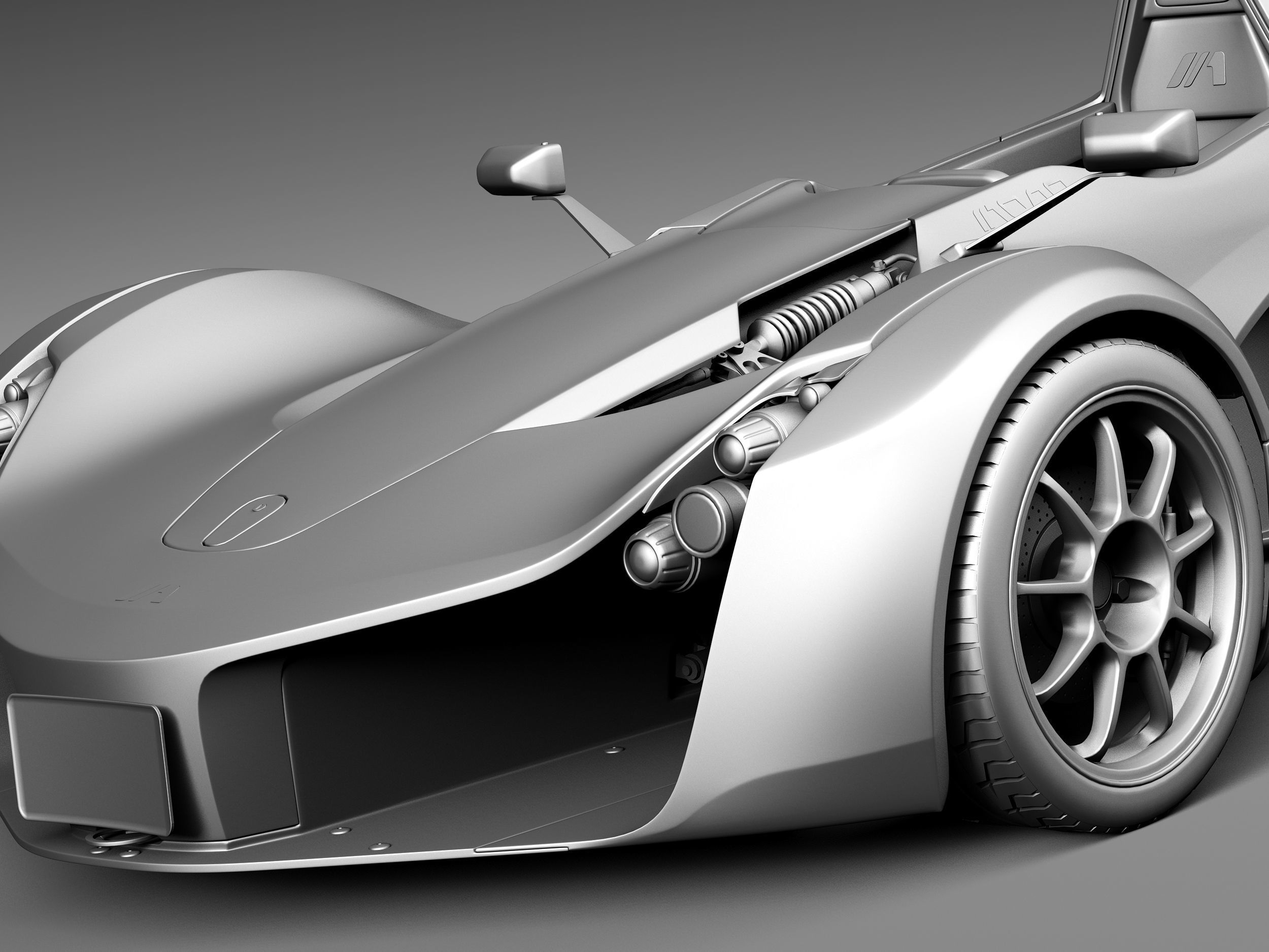 BAC MONO 2014 3D model_10