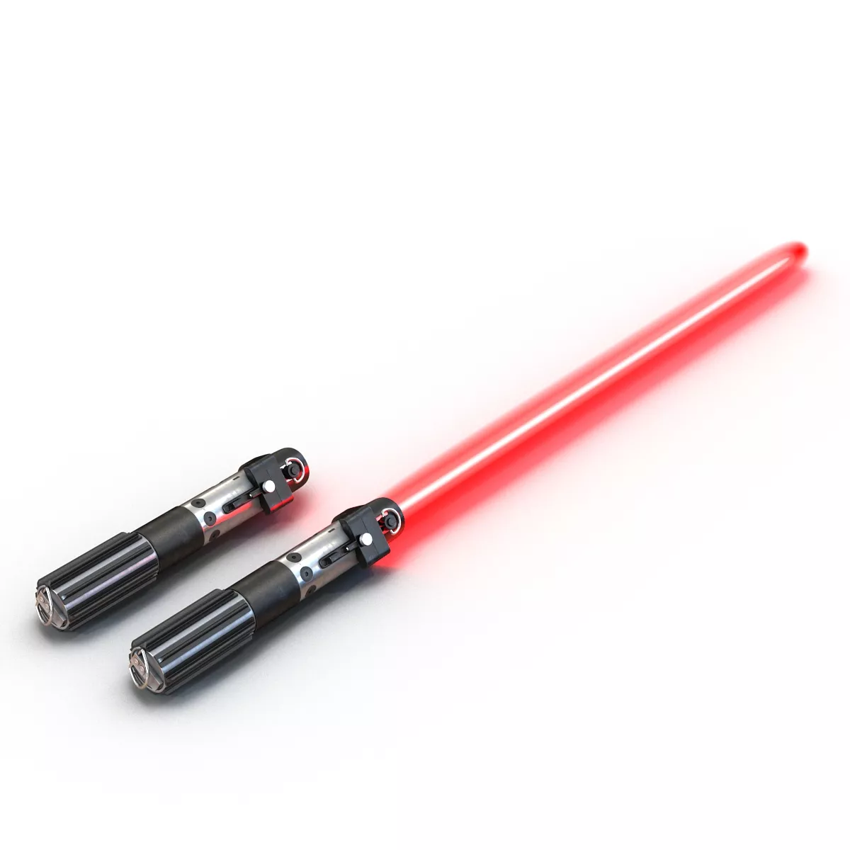 Star Wars Darth Vader Lightsaber Used Set 3D model