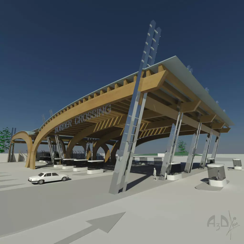 BORDER CROSSING Set 3D model