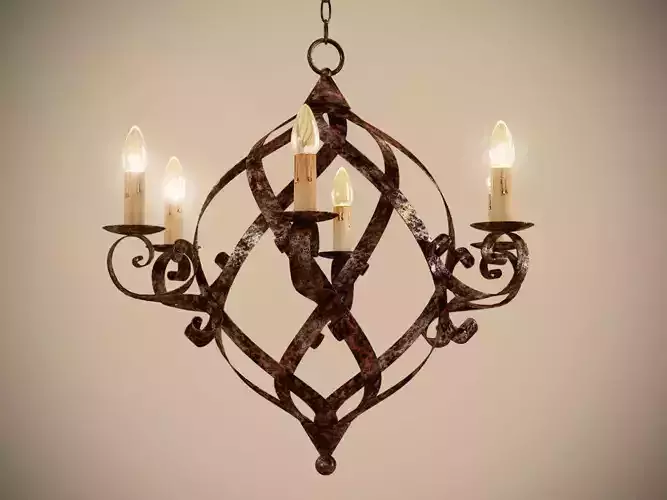 Gramercy Chandelier 3D model