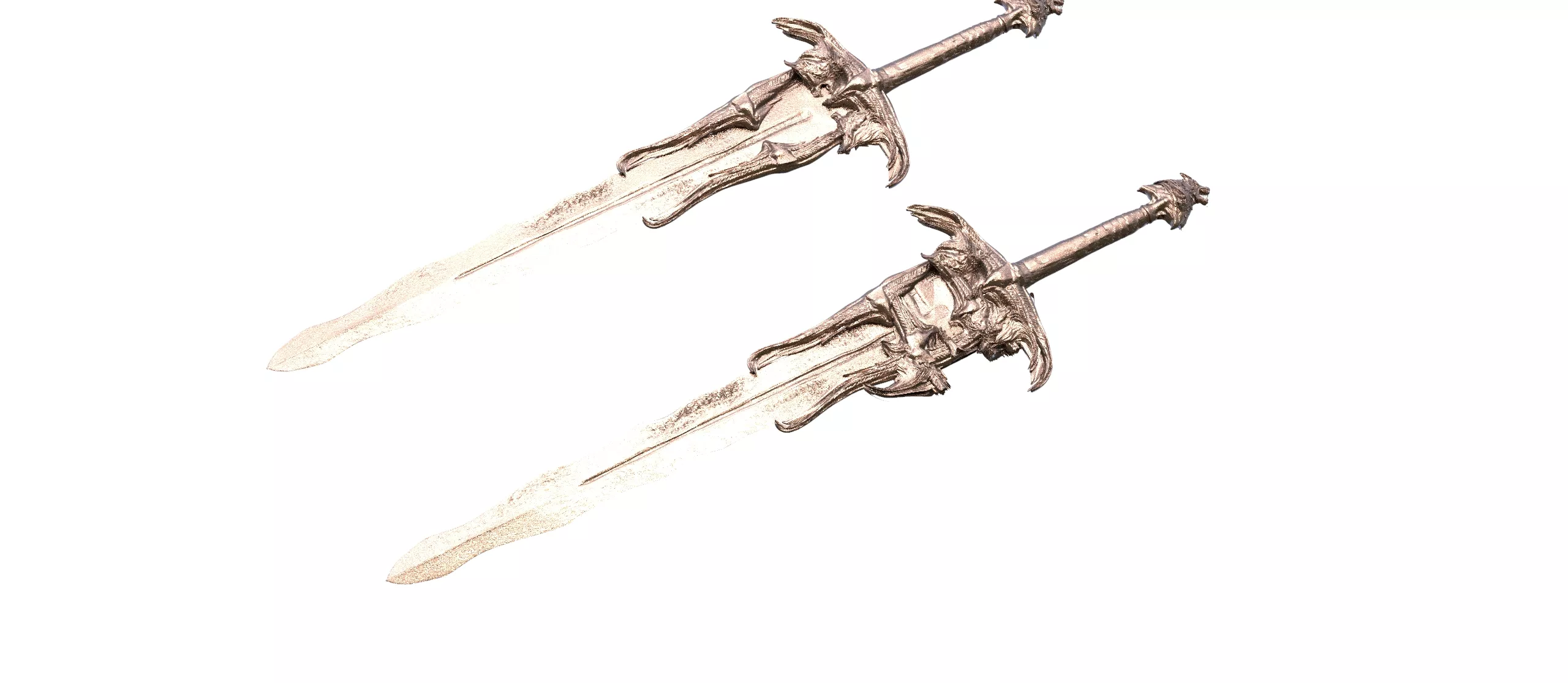 VIking sea song Sword 2 designs 3D model