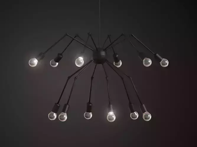 Octopus Double  Chandelier