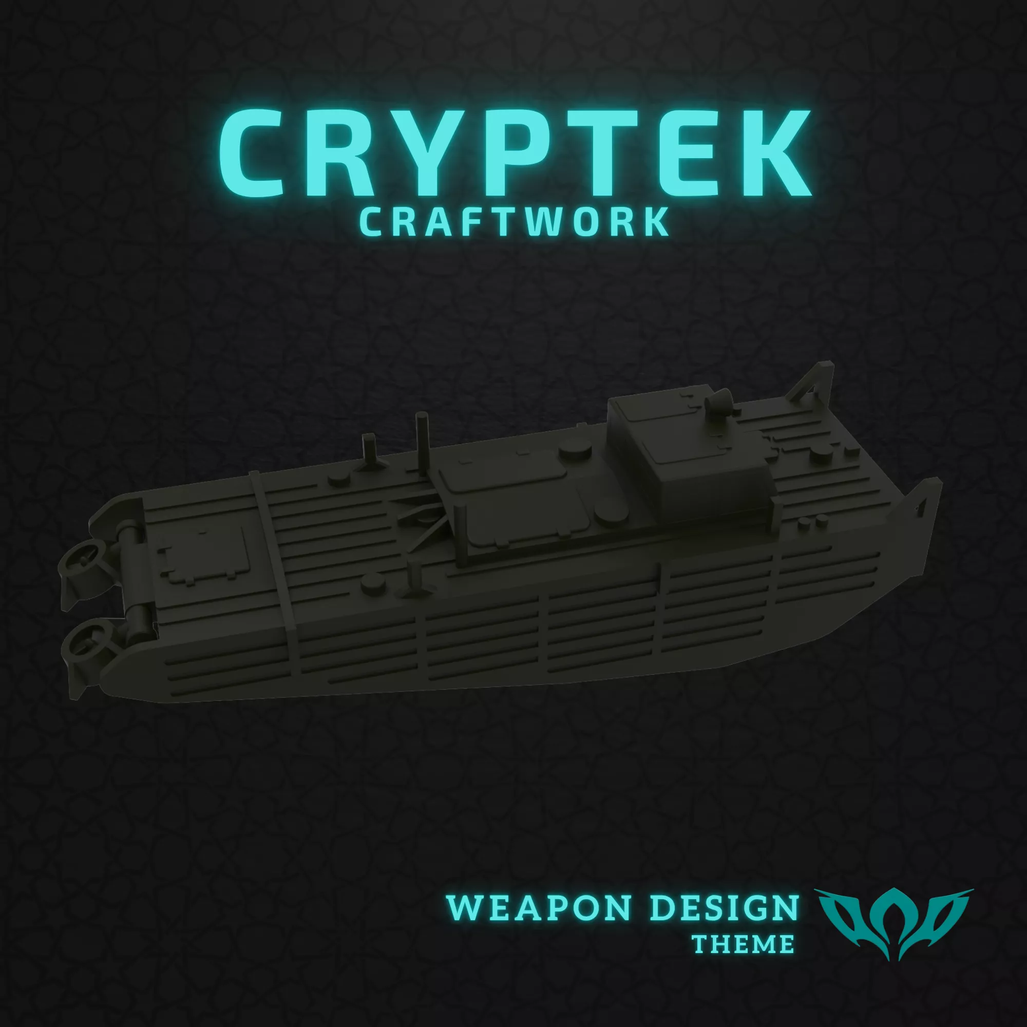 32 Soviet BMKT Motorized Bridging Boat Scale Replica 3D print model