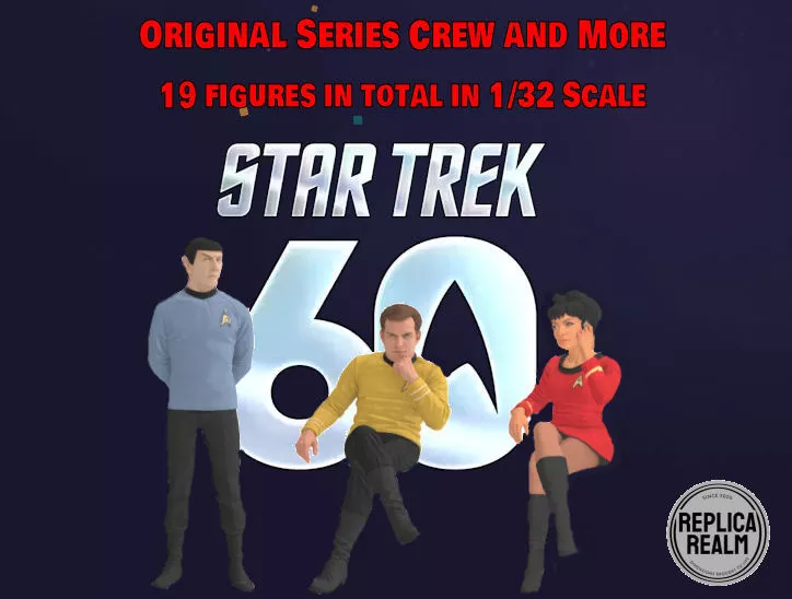 Star Trek The Original Series Crew and Extras 3D print model